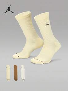 Nike Authentic JORDAN Men's And Women's Breathable Mid-Calf Sports Socks 3 Pairs DX9632-919 - DX9632-919 - View 1