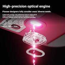 EWEADN G7 Lightweight Wired Gaming Mouse RGB Backlight Macro Programmable Adjustable DPI Optical USB Mouse Suitable For Gaming Laptop Desktop Computer Daily Office Universal - View 4