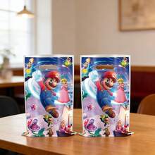 10pcs Super Mario Disposable Plastic Gift Bags, 16.5 * 25cm Game Theme Snack Bags, Birthday Party Supplies, Suitable For Holiday Party, Birthday Gift, Anniversary - Multicolor - View 6