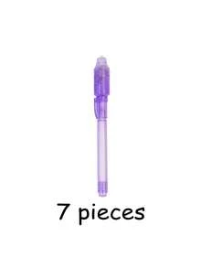 10/7/5 piezas Bolígrafo multifunción anti-falsificación con tinta invisible UV, bolígrafo detector de billetes de cabeza grande, bolígrafo fluorescente mágico, escritura secreta, bolígrafo para marcar notas, marcado invisible, gran regalo, regalo de cumpleaños festivo, regalo de vuelta a la escuela, regalo para familia amigos compañeros de clase colegas, regalo sorpresa para él/ella - Resaltador - Ver 24