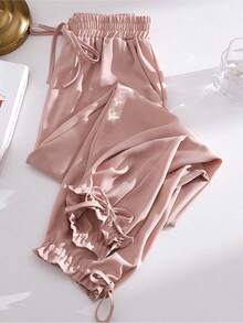 Women Pants - Apricot - View 8