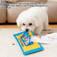 Pet Dog Tissue Toy, Self-Entertainment Teething Relief, Fun Educational Squeaky Toy For Small And Medium Dogs - Multicolor - View 5