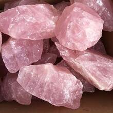 Piedra de Cuarzo Rosa Natural Grado AA+, Adecuada para Decoración del Hogar, Decoración de Acuario, Piedra Difusora, Excelente Colección de Piedras de Cristal - Rosa - Ver 2