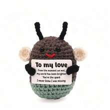 1pc Crocheted Doll–Hand-Made Mini Crocheted Dinosaur, Cute Animal, Inspirational Gift For Ladies, Men, Boyfriends, Birthdays, Anniversaries And Graduation Thanks, Masculine Huanglong, Medium. - Multicolor - View 11