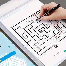 Enhanced Brain Maze Training Book, Game Book, Used To Improve Concentration, Develop Brain And Enhance Attention Through Complex Maze Puzzles, Relaxation And Focus Exercises, Educational Game, Perfect Holiday Gift For Friends And Family - Multicolor - View 8