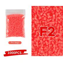 2.6mm Sundymot Fuse Beads, 1000PCS+ Red F Series Color Independent Packaging, Anti-Spill, DIY Pendant Keychain, Jewelry Making Craft Material, Graduation Season Back To School, Christmas, Party Birthday Gift, Multi-Color 2.6mm Melt Beads Bulk Refill Kit - 2.6mm Puzzle Beads - View 33