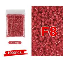 2.6mm Sundymot Fuse Beads, 1000PCS+ Red F Series Color Independent Packaging, Anti-Spill, DIY Pendant Keychain, Jewelry Making Craft Material, Graduation Season Back To School, Christmas, Party Birthday Gift, Multi-Color 2.6mm Melt Beads Bulk Refill Kit - 2.6mm Puzzle Beads - View 14