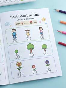Children's Fun Logic Sorting Reading Book, Educational Animal Fruit Daily Object Recognition Early Learning Book, Back To School Season Math Extracurricular Tutoring Material, Teacher Classroom Reward Notebook - Multicolor - View 8