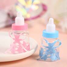 12/24Pcs Shower Party Small Gift Pink Blue Bottle Candy Box, Baby Gift Party Small Gift, Party Cake Table Decoration, Party Supplies - Multicolor - View 8