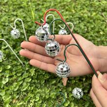 12PCS/6 Sets Mini Flower Stand Potted Plant Indoor Decor Ground Stake With Glitter Ball, Plant Support Sun Catcher Potted Plant Decoration Garden Decor - Multicolor - View 5