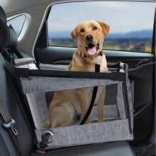 Best Selling Pet Car Carrier, Backseat Pet Basket, Pet Travel Cushion With Leash, Portable Foldable, Car Pet Mat, Suitable For Medium & Large Dogs, With Breathable Mesh And Adjustable Safety Belt, Fit For SUV, Truck, RV - Multicolor - View 10