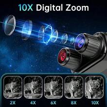 Night Vision Goggles, Night Vision Binoculars For Adults 10X Digital Zoom 7X Infrared Binoculars Photos And Videos, Ideal For Outdoor Camping And Wildlife Observation - C - View 6