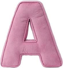 Almohada de felpa con letra rosa, almohadas decorativas con forma de letra inicial de pana, almohadas de letras del alfabeto inglés de la A a la Z para decoración de sofá, recámara, sala de estar (S) - E - Ver 12