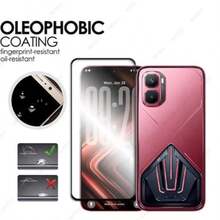 3合1新款 Infinix GT 50Pro 透明耐衝擊手機殼 TPU 矽膠軟殼 防震時尚防黃化 + 9H 硬度鋼化玻璃螢幕保護貼 防刮耐裂無氣泡 適合電競 + 鏡頭貼膜 3入組 簡易安裝套組 - 無色 - 查看 3