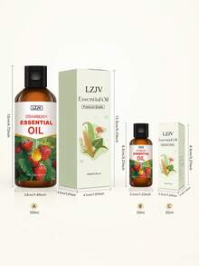 100/30ml Strawberry Essential Oil, Suitable For Reed Diffuser, Humidifier, DIY Scented Sachets, Candle Making, Air Purification, Perfect Gift For Friends And Family, Long-Lasting Fragrance - Strawberry Essential Oil - View 6