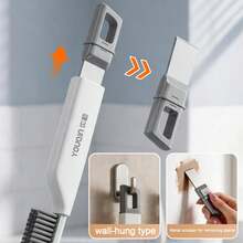 Long Handle Multi-Function Gap Brush, Used To Remove Kitchen Dirt And Clean Stove Gaps. Also Suitable For Bathroom And Toilet. Can Be Used To Clean Door Gaps, Windows, Floor Tiles, Etc. No Cleaning Dead Angles. - Long-handled Stiff-bristled Crevice Brush - View 9