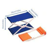 1 Pc Portable Folding Outdoor Pillow, Compact Easy Storage Cushion, Multifunctional Headrest & Back Pillow For Camping, Beach And Outdoor Relaxation - Multicolor - View 3
