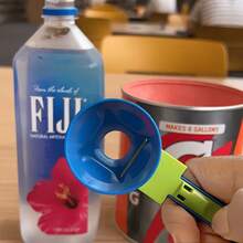 2-In-1 Protein Powder Sliding Funnel Scoop - Comes With 1 Or 2 Sliding Measuring Cups And Funnel, Suitable For Sports Drinks, Milk Powder And Nutritional Supplements, Made Of Durable PP Material, Perfect Kitchen Tool For Various Occasions - View 10