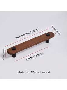Long Solid Wood Furniture Handle Minimalist Natural Wood Style Kitchen Wardrobe Drawer Pull Furniture Hardware Accessory - Multicolor - View 15