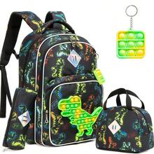 3pcs/Set Kids School Backpack, Includes Crossbody Bag, Cute Travel Backpack Set - 1080 Girls Combo Pack - View 13