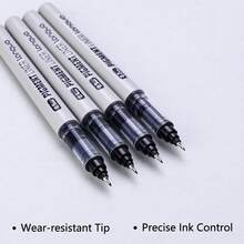 Set Pena Tinta Gambar Garis Halus 3/4 buah, Pena Sketsa Hitam, Ujung 0,2/0,3/0,4/0,5 mm, Cocok untuk Sketsa Detail, Album Foto, Jurnal, Garis Luar, Gambar Bunga Halus dan Karya Seni Gambar Tangan, Kembali ke Sekolah - lainnya - View 7