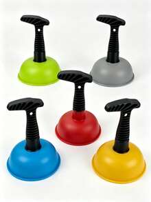 Mini Toilet Plunger And Multi‑Functional Unblocker-Compact And Durable. Suitable For Kitchens, Bathrooms, Sinks, And Bathtubs, It Is An Essential Item For Home Maintenance, A Back‑To‑School Must‑Have, And A Handy Tool For Household Cleaning - Multicolor - View 9