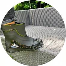 Men Short Ankle Boot Wellies Waterproof Mid Calf Slip On Rain Snow Wellingtons C - Multicolor - View 4