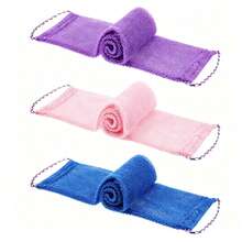African Mesh Long Bath Towel Set, Double-Sided Design, Gentle Or Rough Exfoliation, Effective Body Scrub, Back Scrubbing Towel, Premium Mesh Material, Convenient Strap Design, Bath Sponge, Body Sponge, Nourishes Skin, Suitable For Daily Use (Blue, Purple) - None - View 12