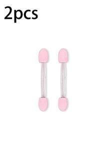 100/50/2pcs Pink Nail Art Sponge Applicator Double-Ended Sponge Brush/Gradient Nail Art Brush, Disposable Double-Ended Eyeshadow Brush, Suitable For Eye Makeup And Nail Art Tools - Multicolor - View 8