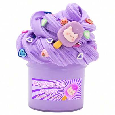 70ml Ultra-Light Clay Children's Toy, Kids Handmade Educational Toy, Colorful Clay, Rubber Clay, Lollipop And Ice Cream Scented Cute Hanging Decor, Party Gift, Slime, Premium Packaging, High-Quality Slime Foam Gel, Grows While Playing, Stress-Relief Slime, Non-Sticky Super Soft Crystal Clay Set