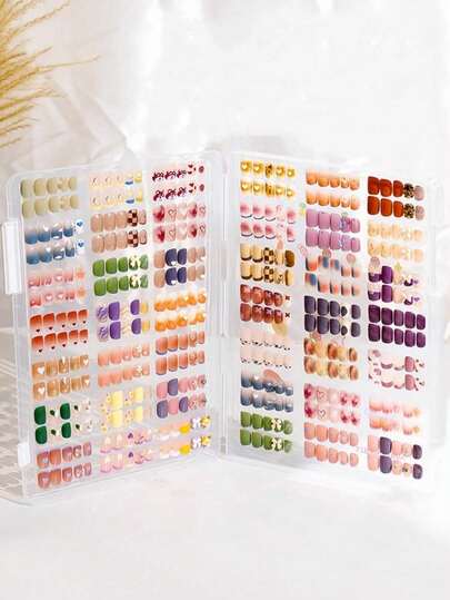 Large Capacity Transparent Nail Storage Box With 1 Roll Of Tape - Dust-Proof Portable Design, Can Store Press-On Nails And Nail Accessories, Also Can Be Used As Jewelry Box, Storage Bag, Makeup Brush Holder, Perfume Compartment Storage Box, Handheld Storage Bag, Home Accessories, Gifts For Women, School Supplies, University Essentials, Birthday Gift, Makeup Organizer, Jewelry Box, Nail Supplies, Nail Kit, Nail Stuff,Nail Tools, Nail Rhinestones, Nail Products