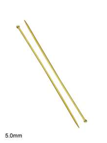 35cm Natural Bamboo Single Point Knitting Needles, 2pcs/Pack, 12 Sizes Available, Smooth & Lightweight Knitting Tool, Suitable For Home DIY And Women Knitting Enthusiasts, For Scarf, Sweater Hand Knitting - 35cm Bamboo White Double-pointed Knitting Needle - View 20