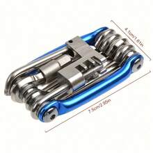 11-In-1 Multi-Function Bicycle Repair Tool Set, Mountain Bike Wrench, Screwdriver, Chain Hex Spoke, Bicycle Tools, Bicycle Repair Tool Kit - Multicolor - View 5