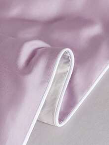1pc Lightweight Luxury Quilt, Suitable For All Seasons, Thin, Washable, Durable Comforter - Lilac Purple - View 11