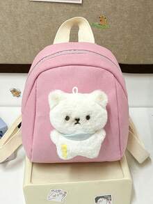 1 pieza Mochila mini de moda y linda con diseño de cremallera de nylon y patrón de dibujos animados adorable, diseño único adecuado para diversas ocasiones y uso multiusos, perfecta para actividades al aire libre, juego, ir al trabajo, etc., regalo ideal para adolescentes - Multicolor - Ver 15