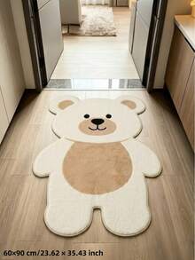 1 pieza Nueva llegada de verano, alfombra absorbente, suave y amigable con la piel, alfombra de oso de dibujos animados 3D de pie junto a la cama, alfombra decorativa de caliente de verano, alfombra decorativa, decoración de dormitorio, alfombra pequeña, alfombra, decoración del hogar, alfombra de sala de estar, alfombra pequeña de sala de estar, alfombra de dormitorio, decoración del hogar de sala de estar, alfombra de exterior, alfombra lavable - Multicolor - Ver 11