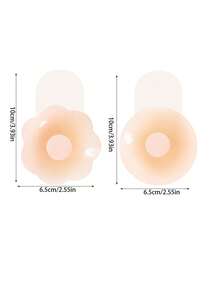 Summer Adhesive Nipple Covers Gift Set, Reusable, Lightweight Anti-Nipple Show, Invisible And Seamless, Women's Breast Stickers, Suitable For Weddings, Beach Vacations, Daily Wear - Multicolor - View 11