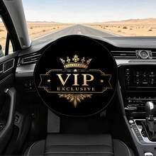 1pc Steering Wheel Sun Shade, Summer UV Protection To Keep Steering Wheel Cool, Universal Thickened Sun Shade, Suitable For Car Interior Steering Wheel Cooling - Steering Wheel Sunshade - View 8