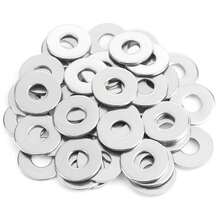 600pcs Polished Flat Washers Assortment Set, M2 To M12 Sizes With Storage Box, Metal Gasket Fasteners For Home Decoration, Kitchen Repairs, Industrial Maintenance & Daily Hardware Applications - A - View 9