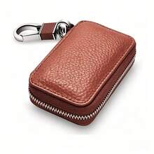 Men's Keybag Car Key Car Key Chain Keychain Holder Metal Hook And Keyring Zipper Bag For Remote Key Car Key Pouch Dad's Gift Mother's Gift A,Keyholder - Multicolor - View 12