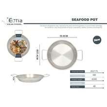 Flat Bottom Frying Pan, Available In Gold And Silver 2 Colors, Dual Handle European Style, Stainless Steel Pasta Plate, Steak Plate, Seafood Pot, Korean Hot Pot, Home Cooking, High Temperature Resistant Pot, Baking Tray - View 21