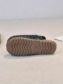 Sandalias casuales transpirables de malla antideslizantes para niños pequeños - Negro - Ver 7