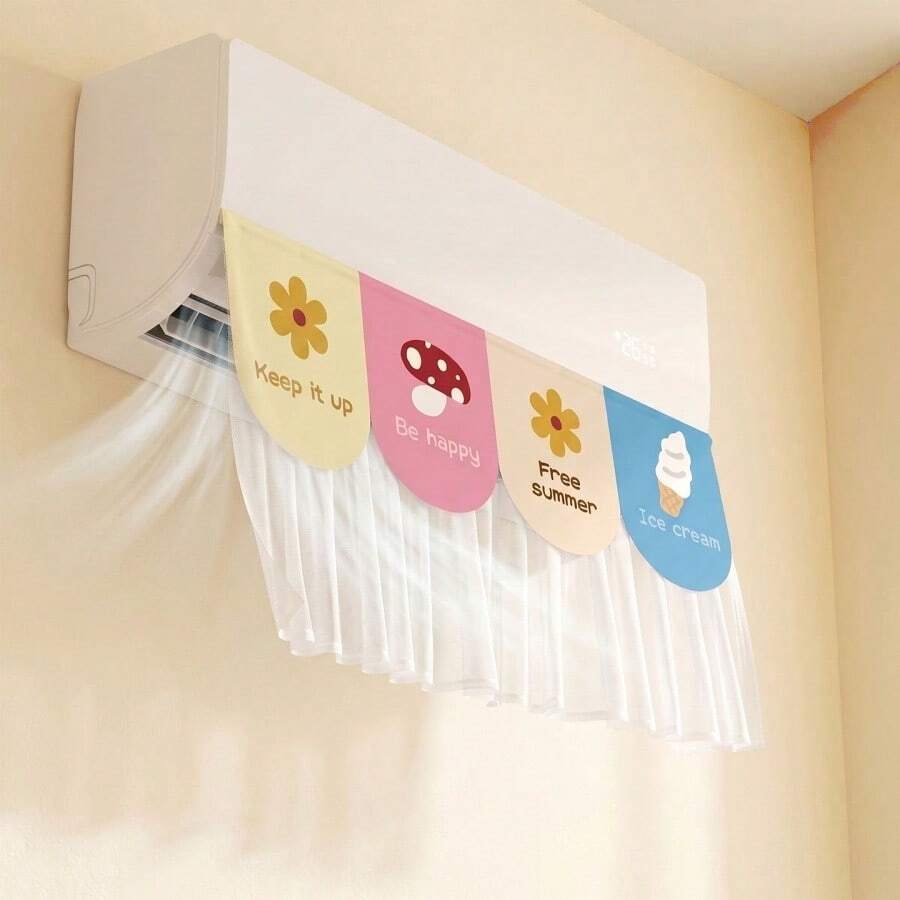 日式清爽冷氣風向導流板，家用防直吹防塵罩，通用型風向導流板 - A - 查看 1