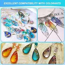 1000g/500g/100g UV Resin, High Hardness, Ultra-Transparent, Low Odor, Non-Yellowing, Bubble-Free, Pre-Mixed, Fast-Drying, Suitable For Jewelry Making, DIY Crafts, Coating - UV Resin - View 5