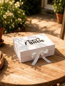 Customized Exquisite Paper Gift Bags, Can Print Your Name And Text, Large Capacity High Quality, Personalized Jewelry Shopping Bags, Suitable For Wedding Gifts, Bridesmaid Gifts, Birthday Gift Packaging, Hand-Carried Packaging Bags - Multicolor - View 6