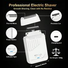 HIENA Premium Silver 3-in-1 Hair Clipper Set, Alat Cukur Rambut LED Nirkabel, Kombinasi Pemangkas dan Pencukur Presisi, Pengisian Cepat USB, Dengan Aksesoris Lengkap, Cocok Untuk Penggunaan Salon Profesional Dan Potong Rambut di Rumah, Hadiah Pria yang Modis dan Praktis - View 4