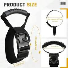 Heavy Duty Nylon Storage Strap With Handle And Hook, Adjustable Rope Hose Organizer, Suitable For RV Garage - Hose Strap - View 10