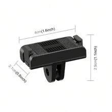 PULUZ 磁吸快拆底座延長支架 適用於 Osmo Action 5 Pro/4/3/Osmo 360 (黑色) - 查看 3