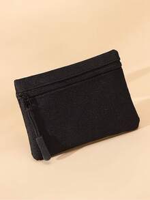 Monedero mini de unicolor, tarjetero, bolso de mano, funda para identificación, disponible en tonos de caramelo multicolor simple para satisfacer diversas necesidades - billetera - Ver 16