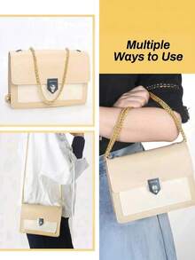 1pc Metal Chain Shoulder Strap Bag Chain Accessory, Handbag Shoulder Strap, Crossbody Bag Chain, Bag Accessory, Suitable For Most Handbag Accessories - Multicolor - View 6